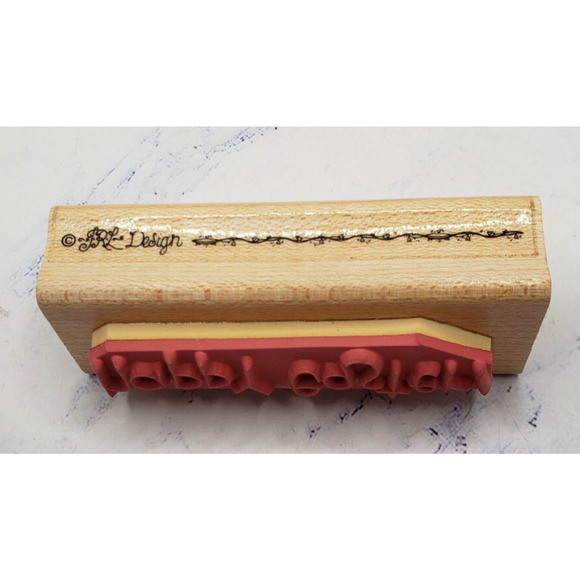 Lot of 7 Inspirational Phrases and Expressions Wood Mounted Rubber Stamps - Picture 15 of 15